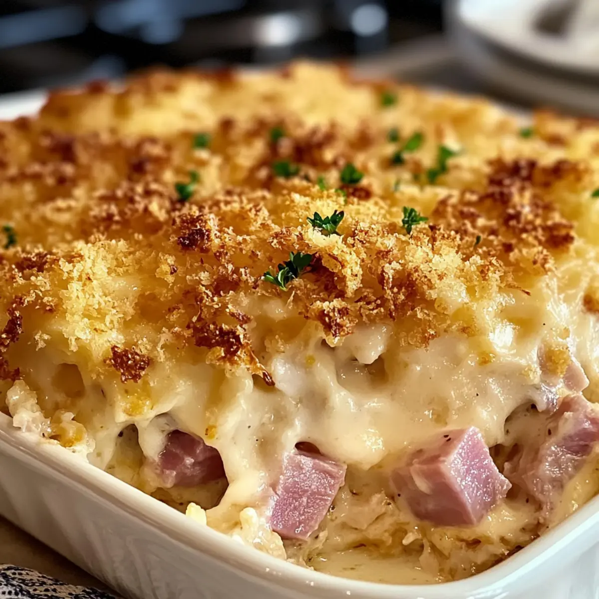 BESTE HÜHNCHEN CORDON BLEU AUFLAUF