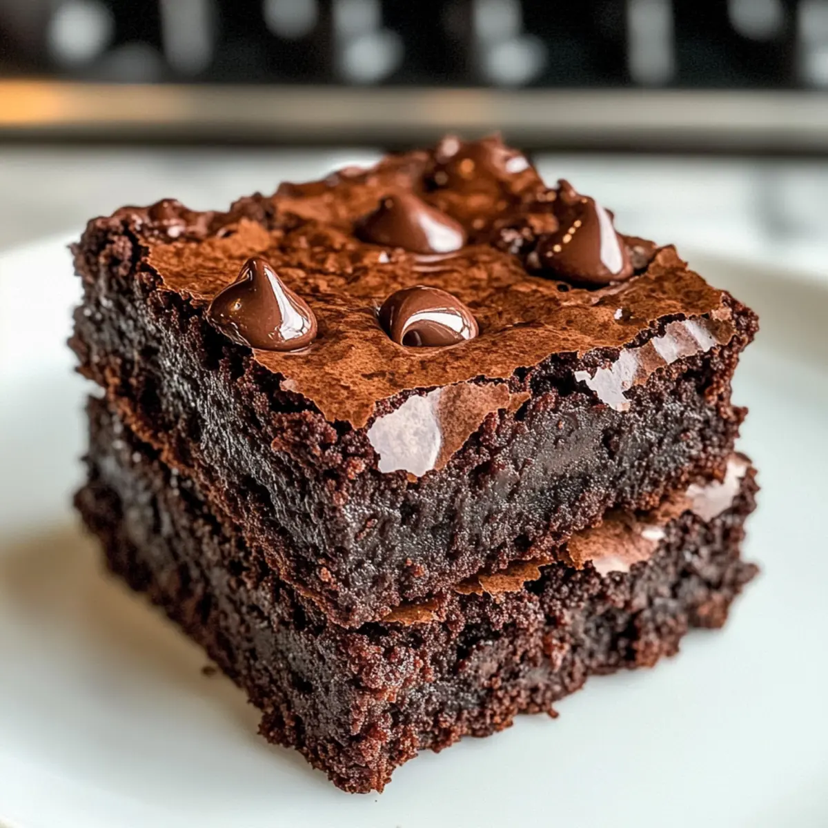 Einfache zuckerfreie Brownies mit griechischem Joghurt