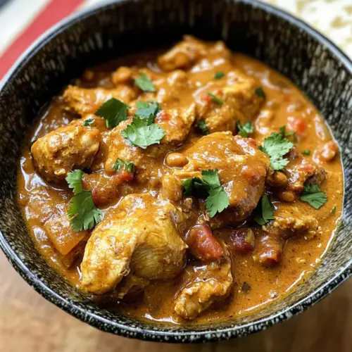 Afrikanischer Hähnchen-Erdnuss-Eintopf