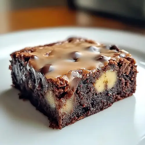Bananenbrot-Brownies
