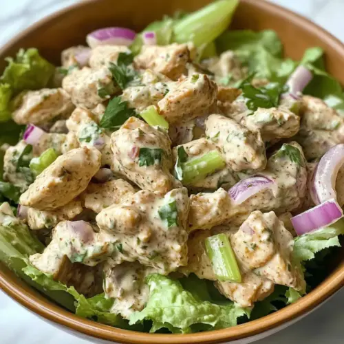 Bester veganer Hähnchensalat Rezept