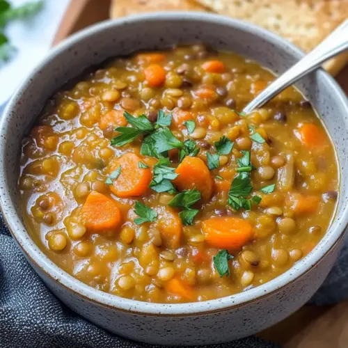 Karotten- und Linsensuppe