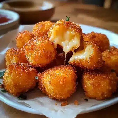 Krosse frittierte Käsebissen