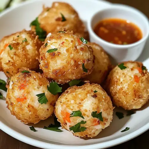 Krosse Garnelenbällchen