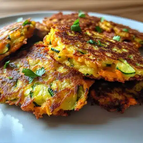 Perfekte Zucchini-Möhren-Puffer