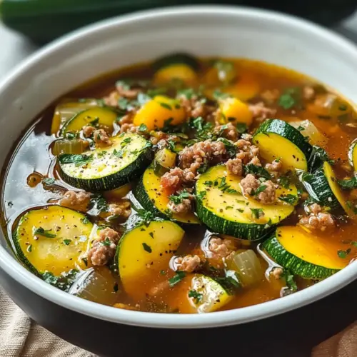 Schnelle Crockpot Zucchini Suppe
