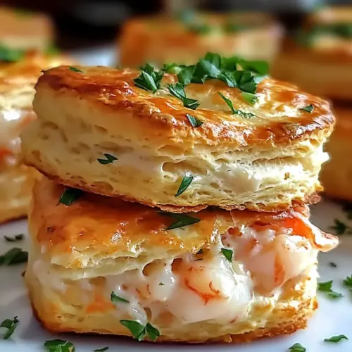 Shrimp Crab Biscuit Schmelzen