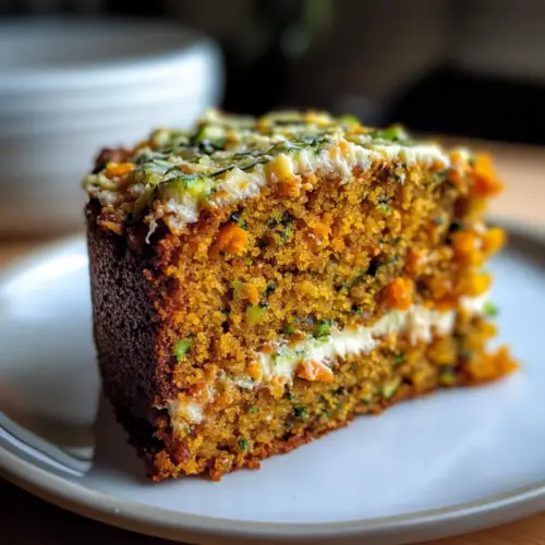 Gewürzter Zucchini-Süßkartoffelkuchen