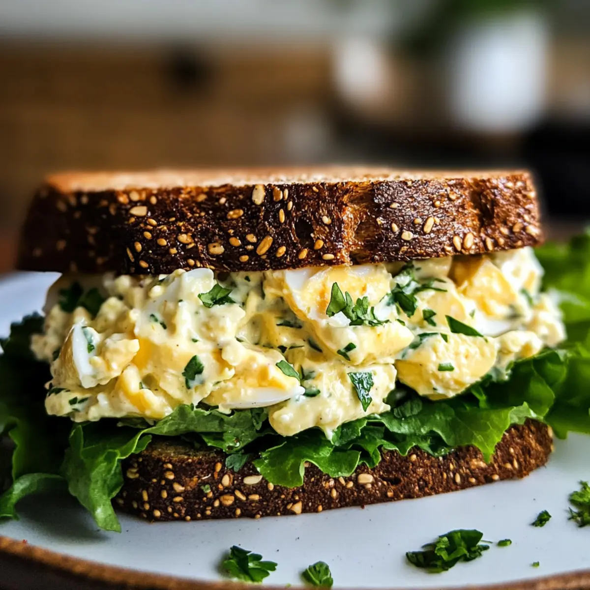 BESCHTE Eiersalat-Sandwich