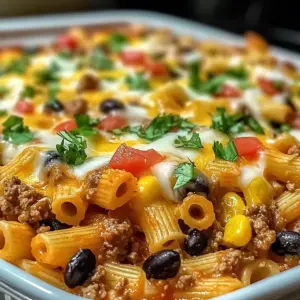 Laden Taco-Nudeln Auflauf