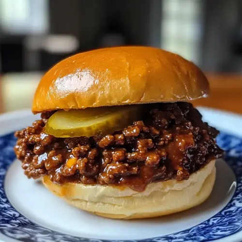 Rindfleisch Sloppy Joe Sandwiches