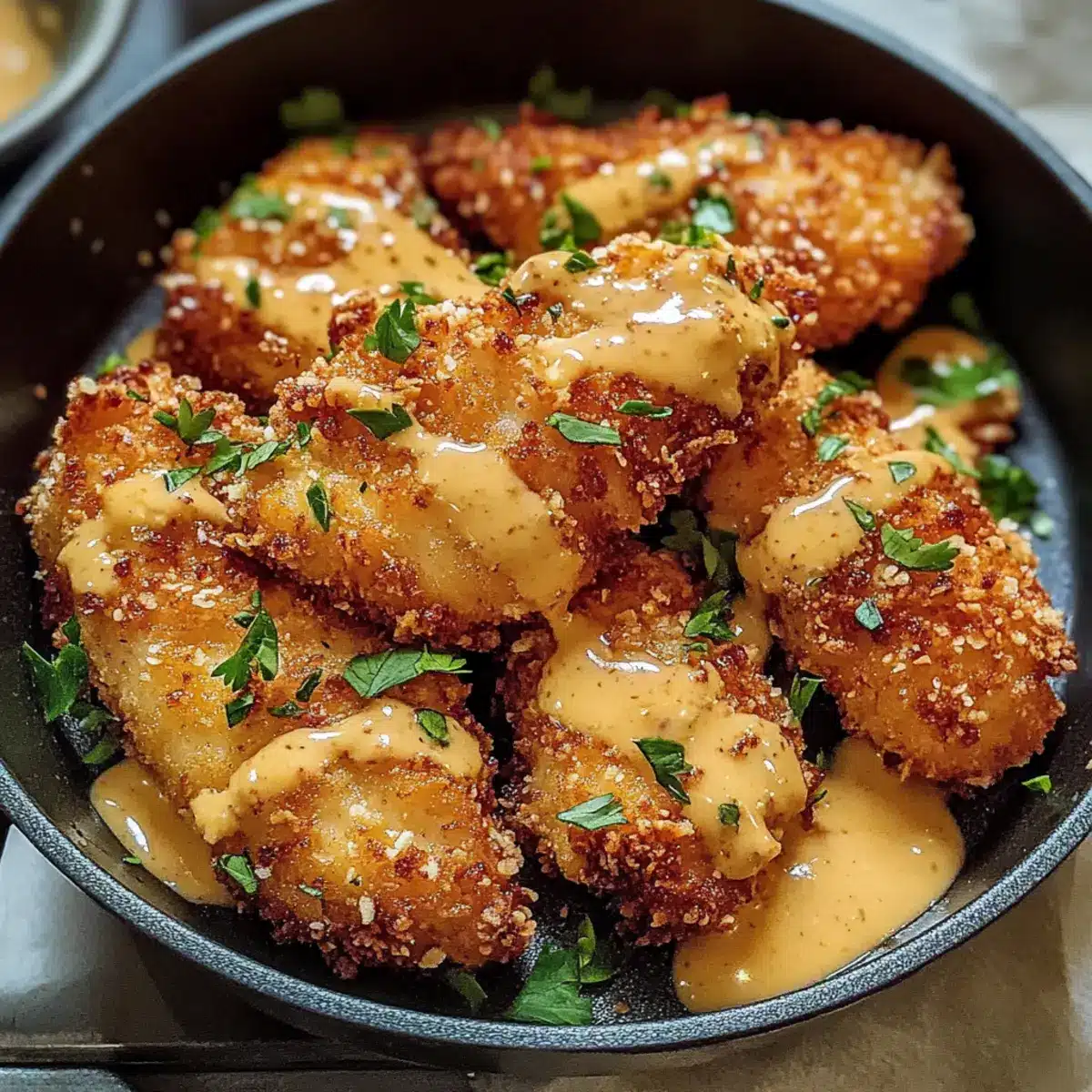 Knuspriges Bang Bang Hähnchen mit würziger Soße