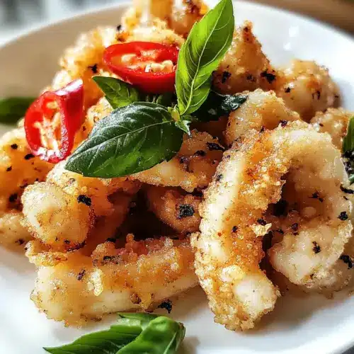 Knuspriger Salz- und Pfeffersquid mit Knoblauch