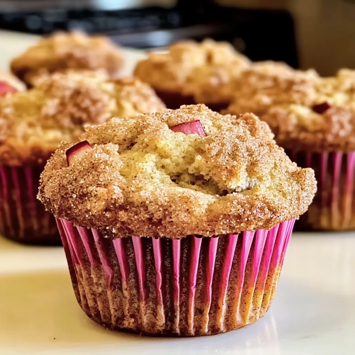 Zimt-Rhabarber-Muffins