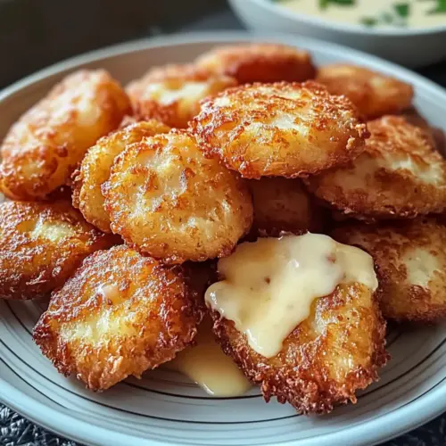 Krosse Spam-Tempura mit käsigem Genuss