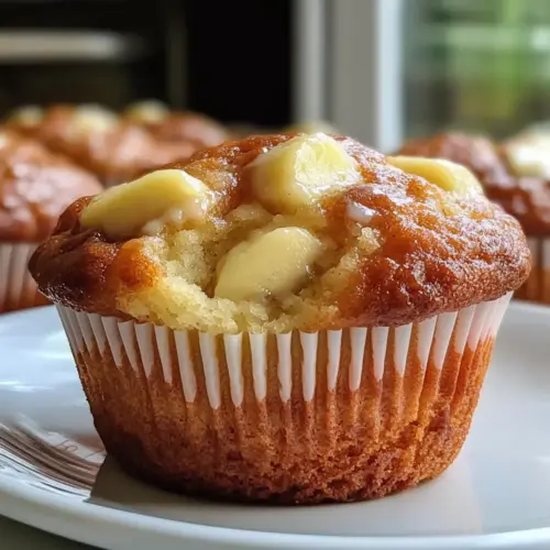 Feuchte Frischkäse-Bananen-Muffins