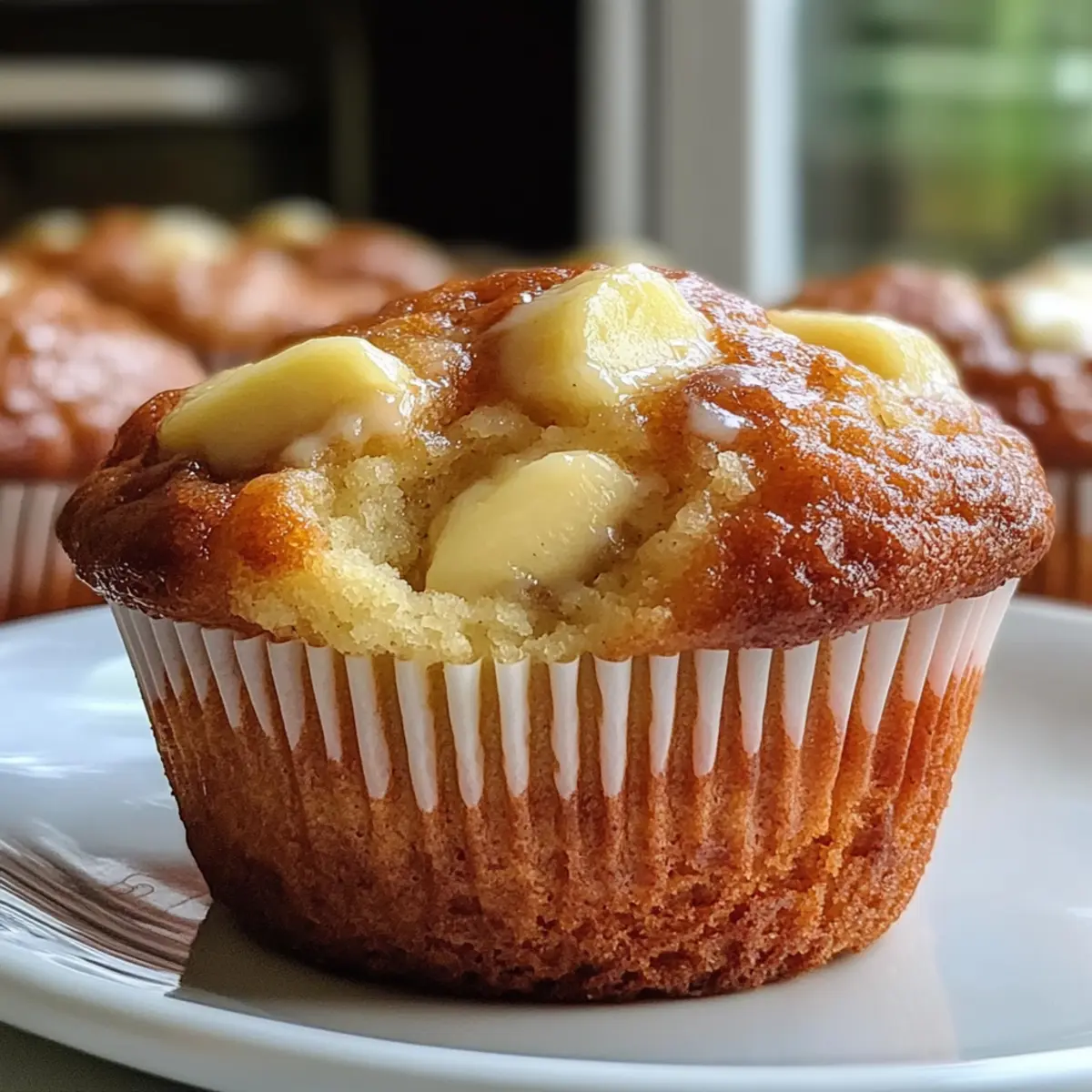 Feuchte Frischkäse-Bananen-Muffins