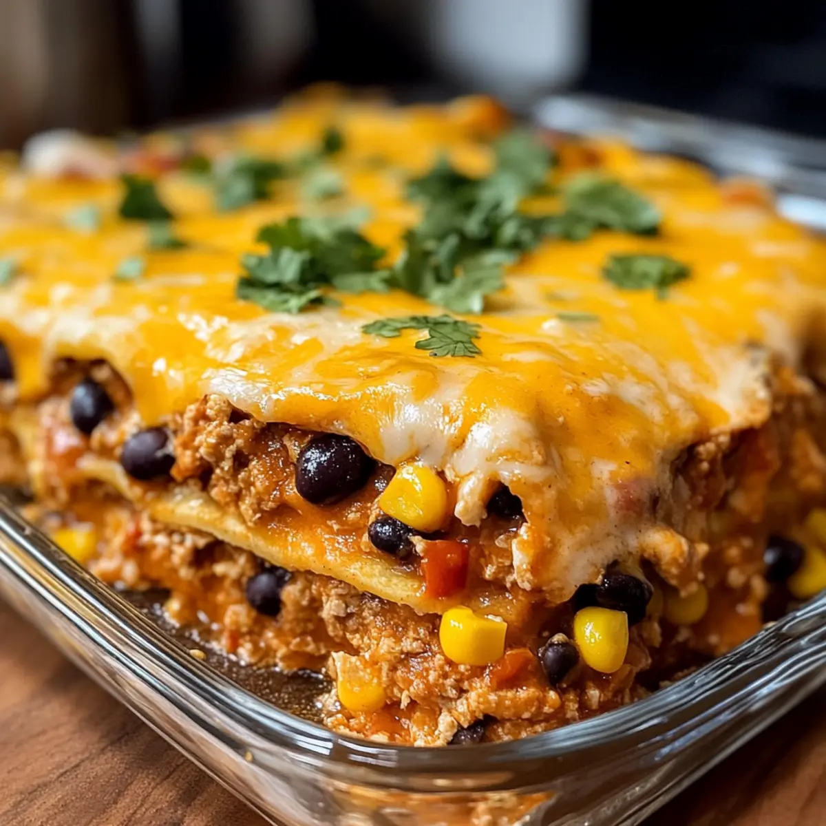 Protein Burrito Auflauf