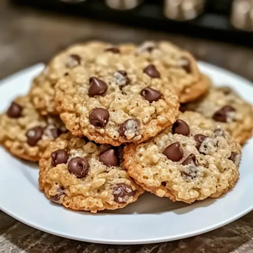 Rezept für Rice Krispie Schokoladenkekse Zutaten: - 2 Tassen Rice Krispies - 1 Tasse Mehl - 1/2 Tasse Zucker - 1/2 Tasse brauner Zucker - 1/2 Tasse Butter - 1 Ei - 1 Teelöffel Vanilleextrakt - 1/2 Teelöffel Backpulver - 1/2 Teelöffel Salz - 1 Tasse Schokoladenstückchen Anleitung: 1. Ofen auf 180 Grad Celsius vorheizen. 2. Butter, Zucker und braunen Zucker in einer Schüssel cremig rühren. 3. Ei und Vanilleextrakt hinzufügen und gut vermischen. 4. Mehl, Backpulver und Salz in einer separaten Schüssel vermengen. 5. Trockene Zutaten nach und nach zur Butter-Zucker-Mischung hinzufügen. 6. Rice Krispies und Schokoladenstückchen unterheben. 7. Teig auf ein Backblech löffeln. 8. 10-12 Minuten backen, bis sie goldbraun sind. 9. Aus dem Ofen nehmen und abkühlen lassen.