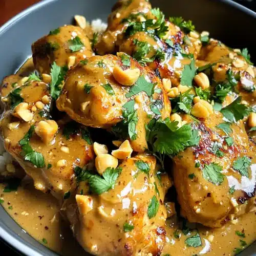 Thai Erdnuss-Hühnchen