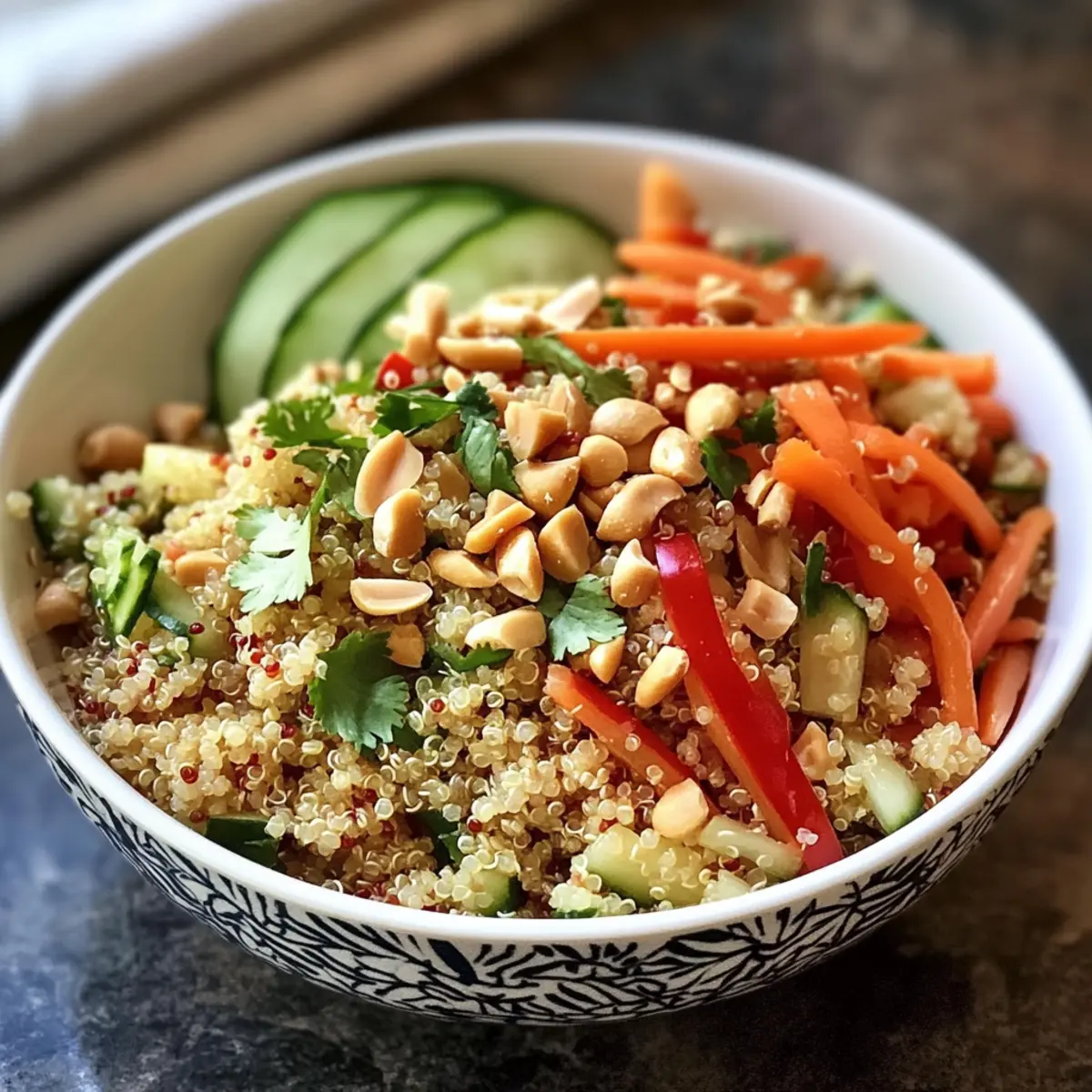 Thai Quinoa Crunch Salat