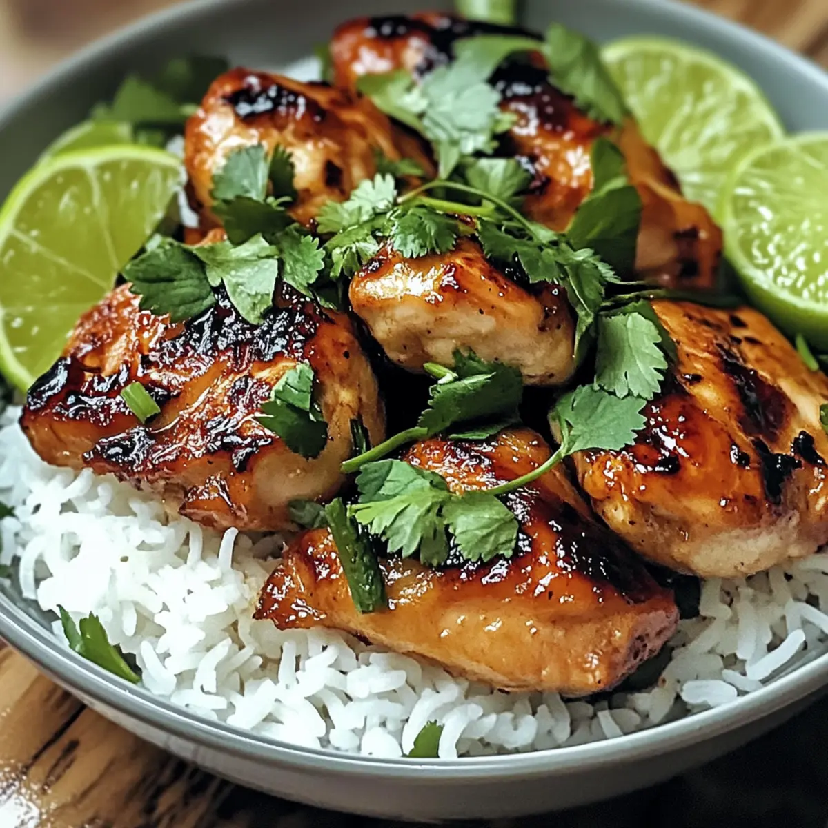 Zitronengras Hähnchen