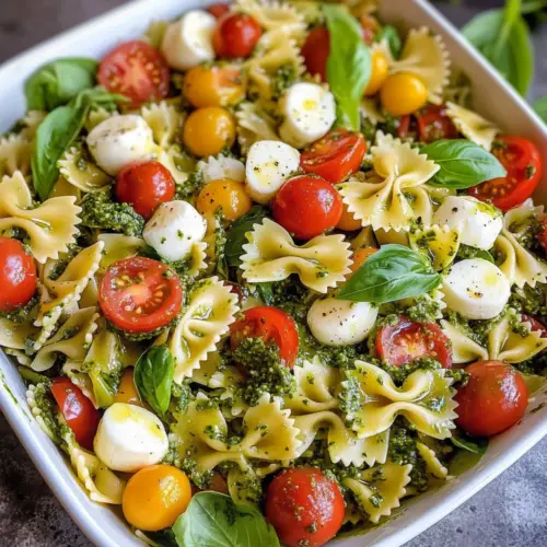 Schleifenpasta-Salat