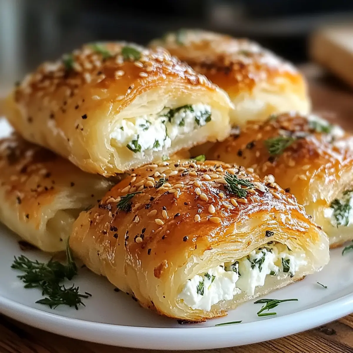 ofen feta rollchen einfach lecker