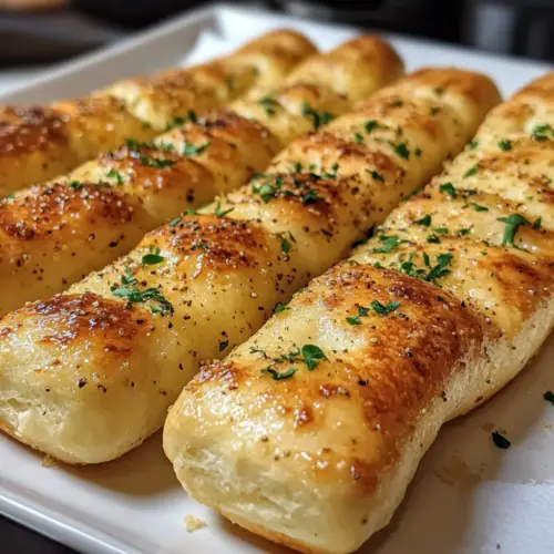 butterige Knoblauchbrotstangen