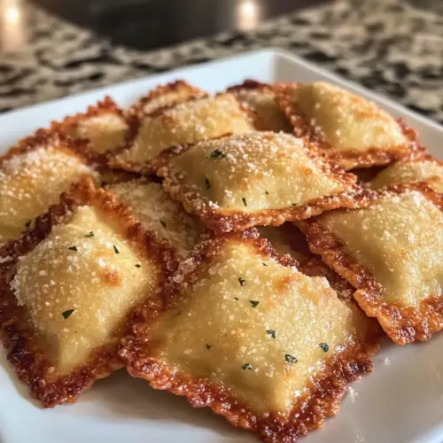 Knusprige Ravioli Vorspeise