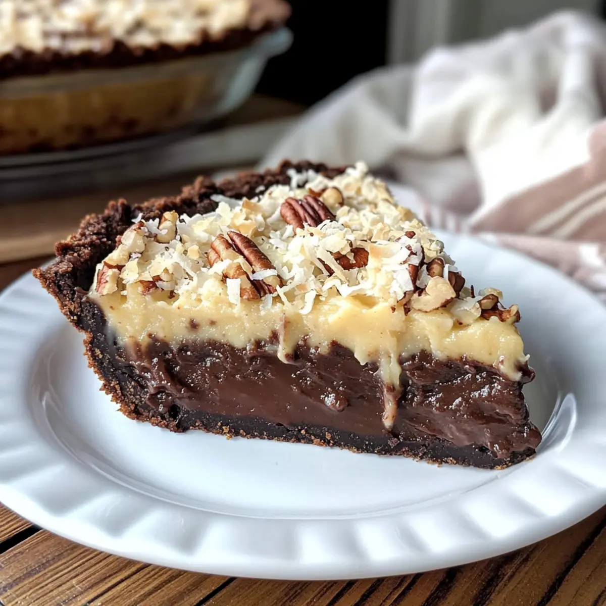 Deutscher Schokoladen-Fudge-Kuchen