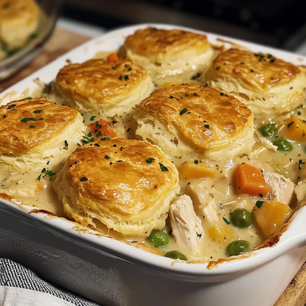 Hausgemachte Hähnchenpastete