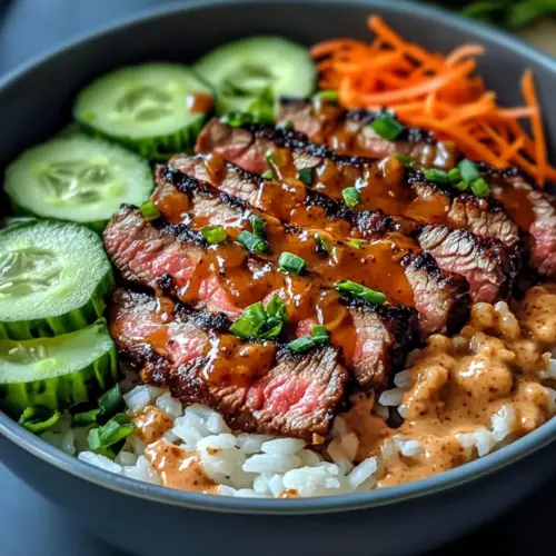 Koreanisches BBQ Steak Schalen