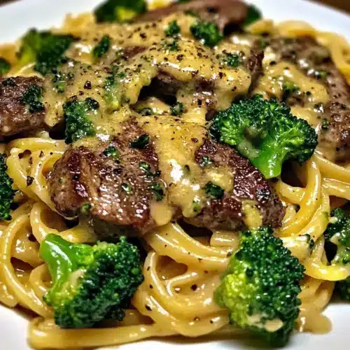 Pasta mit Steak