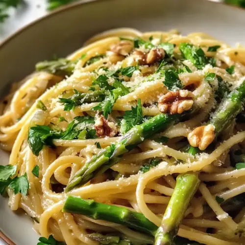 Frühjahrs-Zitronen-Spargel-Pasta