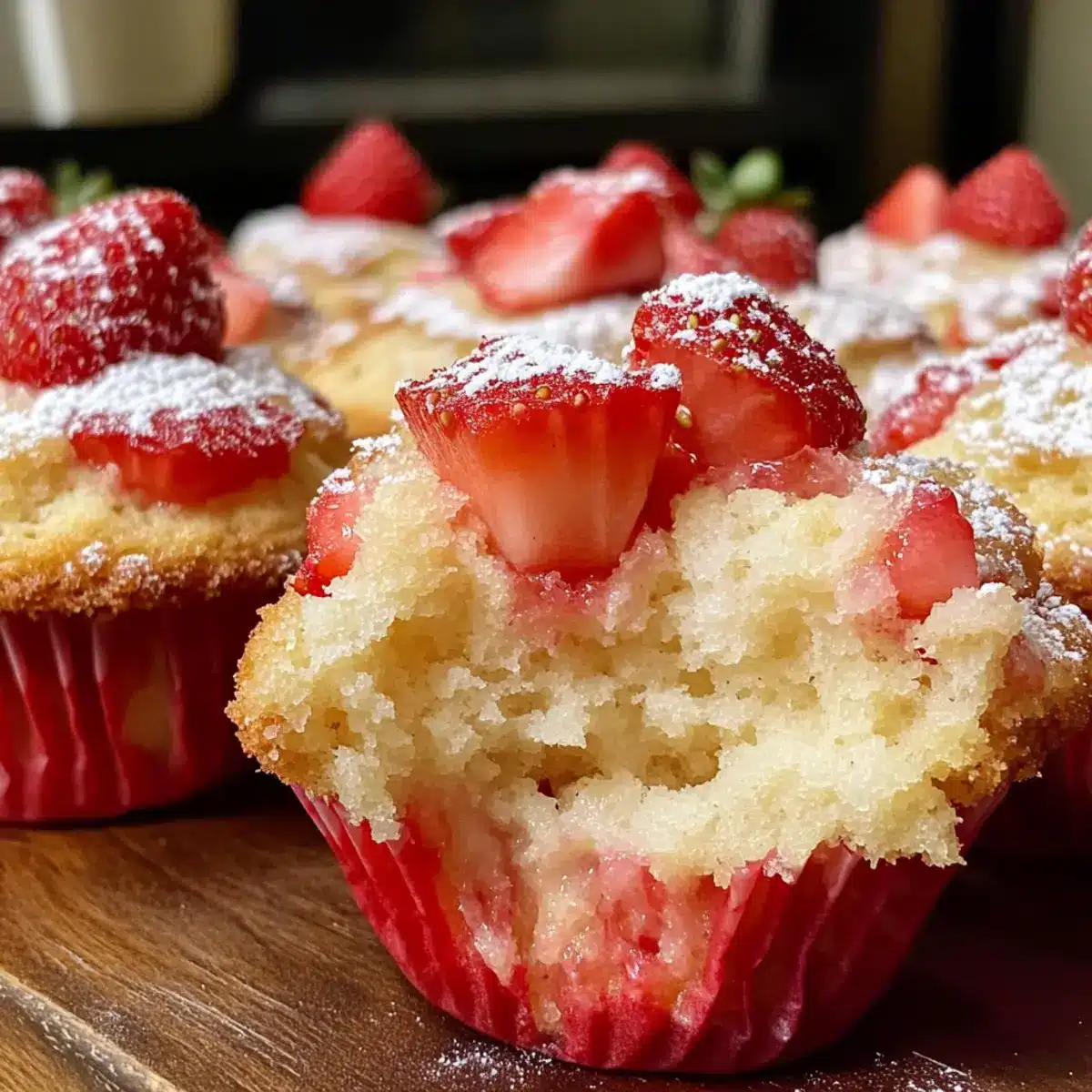 Erdbeerkuchen Muffins