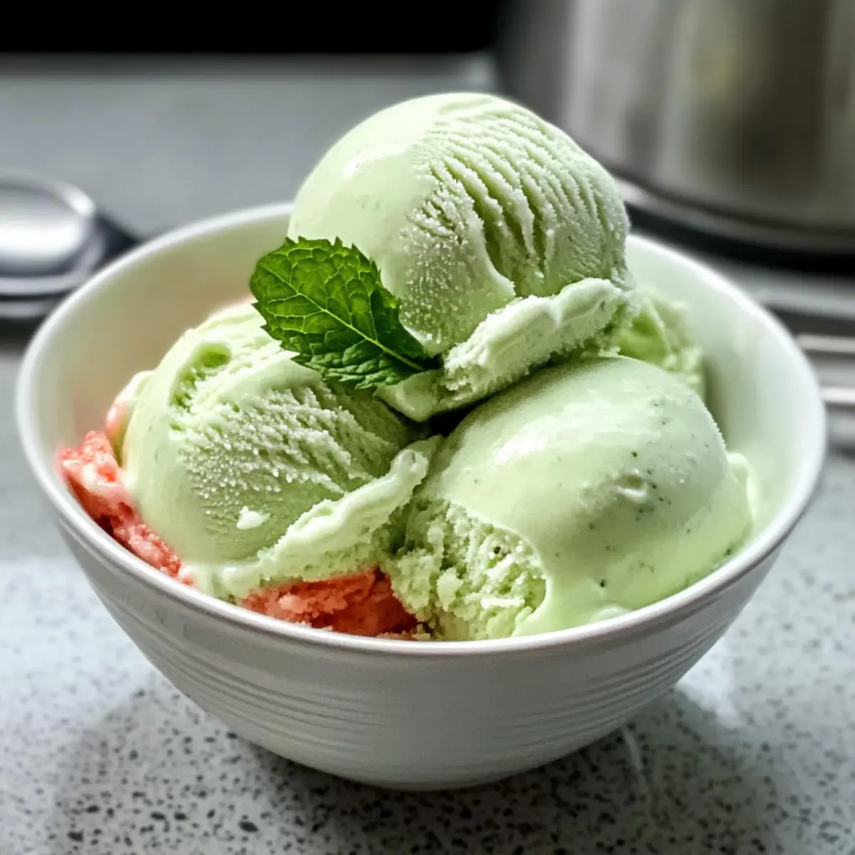 Beste frische Minzeeis Rezept