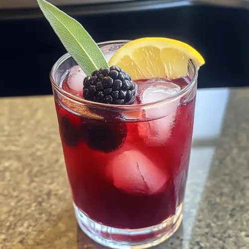Brombeer-Salbei-Eistee