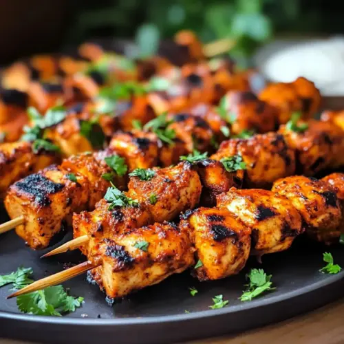 Indisches Tandoori-Hühnchen-Tikka-Kebab-Spieße