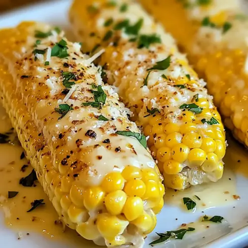 Unwiderstehlicher Knoblauch-Parmesan-Mais
