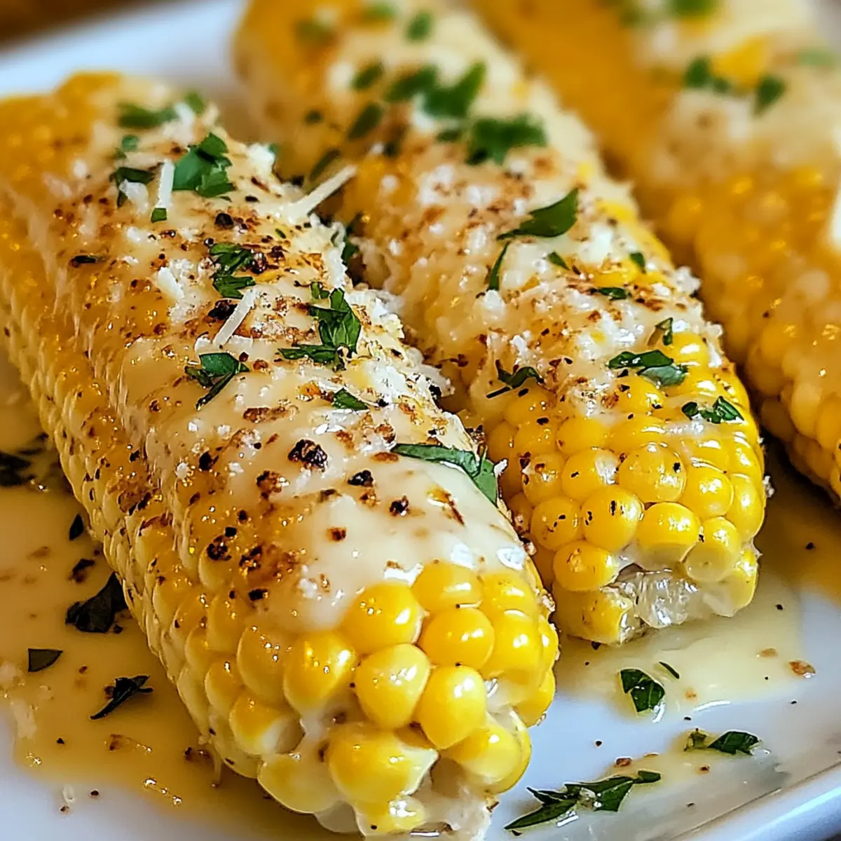 Unwiderstehlicher Knoblauch-Parmesan-Mais