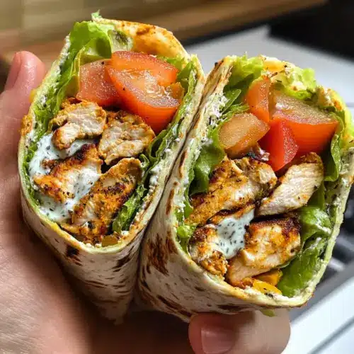 Niedrig-Kohlenhydrat Gyro Wrap