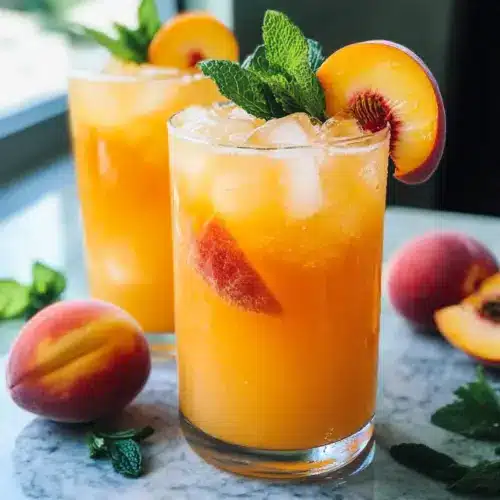 Pfirsich-Limonade